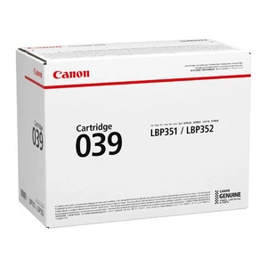 Canon CRG-039 0287C001 černý (black) originální toner