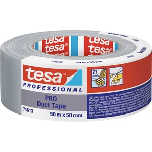 tesa Duct Tape PRO 74613-00003-00 inštalačné izolačná páska  sivá (d x š) 50 m x 50 mm 1 ks