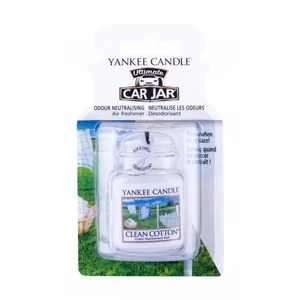 Yankee Candle Clean Cotton Car Jar 1 ks vôňa do auta unisex