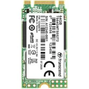 Interní M.2 PCIe NVMe SSD 2242 64 GB Transcend MTS552T2 Retail TS64GMTS552T2 SATA 6 Gb/s