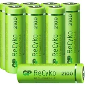 Akumulátor AA Ni-MH GP Batteries ReCyko+ HR06, 2100 mAh, 1.2 V, 8 ks