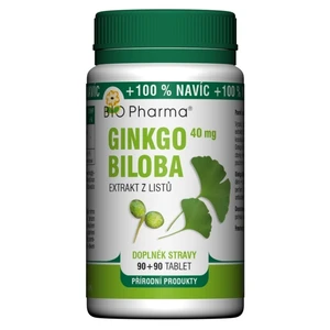 BIO PHARMA Ginkgo Biloba extrakt 40 mg 90+90 tablet