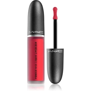 MAC Cosmetics Powder Kiss Liquid Lipcolour matná tekutá rtěnka odstín M·A·Csmash 5 ml