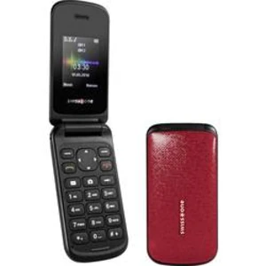 Swisstone SC 330 mobilní telefon - véčko červená