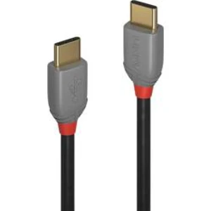 Kabel LINDY LINDY 2m USB 2.0 Typ C Kabel Anthra 36872, 2.00 m, černá