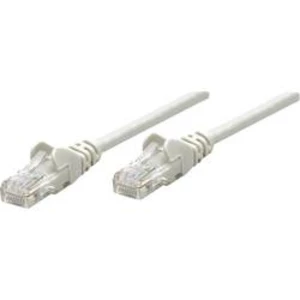 Síťový kabel RJ45 Intellinet 336765, CAT 6, U/UTP, 5.00 m, šedá