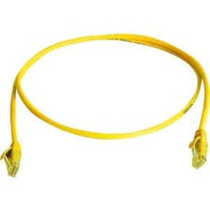 Síťový kabel RJ45 Telegärtner L00000A0295, CAT 6, U/UTP, 1.00 m, žlutá