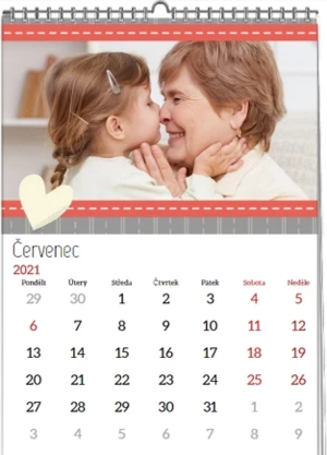 Kalendář, Pro babičku a dědečka, 20x30 cm