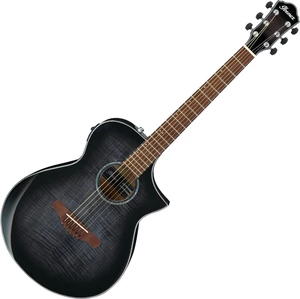 Ibanez AEWC400-TKS Transparent Black Sunburst Jumbo z elektroniką