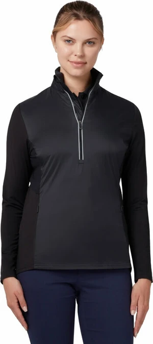 Callaway Mixed Media 1/4 Zip Water Resistant Caviar M Bunda