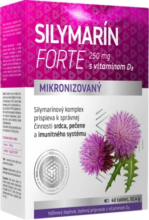 Silymarin forte + vitamin D3