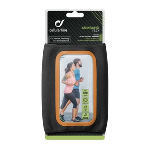 CellularLine ARMBAND FLEX Sportovní neoprénové pouzdro SUMMER EDITION vel. 5.2" černé