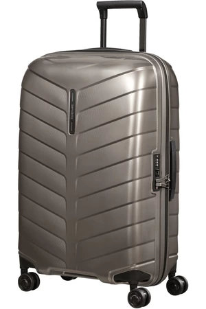 Samsonite Skořepinový cestovní kufr Attrix M 73 l - hnědá