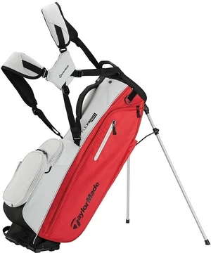 TaylorMade Flextech Sac de golf cu stativ Argintiu/Roșu