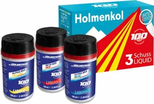 Holmenkol 3 Schuss Liquid Yellow/Red/Blue 3x100ml Vosk na lyže Ostatní lyžařské doplňky
