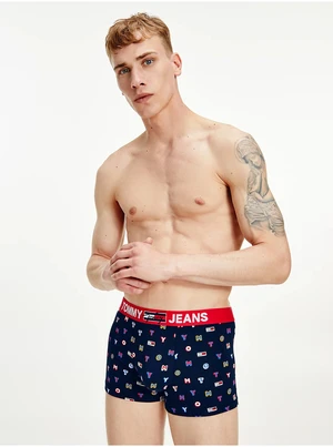 Dark blue Mens Patterned Boxers Tommy Hilfiger Underwear - Men