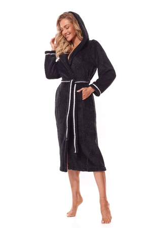 Soft long robe 2322 Black Black