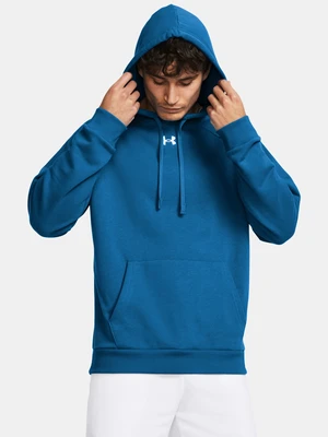 Under Armour Mikina UA Rival Fleece Hoodie-BLU - Pánské