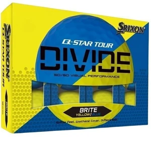 Srixon Q-Star Tour Divide 2 Yellow Blue Piłka golfowa