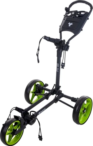 Fastfold Slim Charcoal/Green Trolley manuale golf