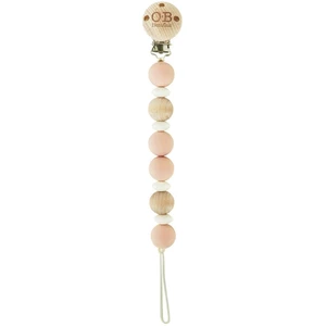 O.B Designs Dummy Chain spona na cumlík Blush 1 ks