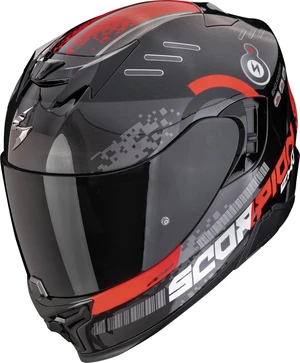 Scorpion EXO 520 EVO AIR TITAN Metal Black/Red M Casque