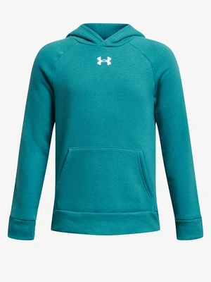 Under Armour UA Rival Fleece Hoodie Mikina dětská Modrá