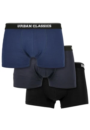 Organic Boxer Shorts 3-Pack Dark Blue+Navy+Black