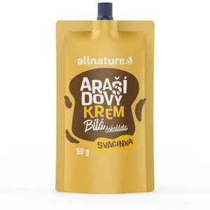 ALLNATURE Arašídový krém s bílou čokoládou 50 g