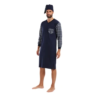 Men's nightgown Foltýn dark blue