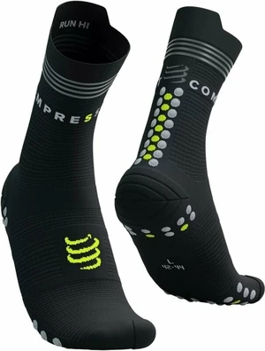 Compressport Pro Racing v4.0 Run High Black/Fluo Yellow T3 Chaussettes de course