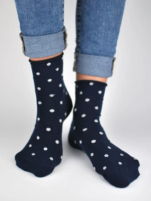 NOVITI Woman's Socks SB015-W-02 Navy Blue