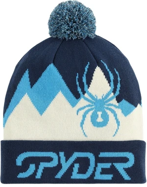 Spyder Mens Zone Pom True Navy UNI Berretto invernale