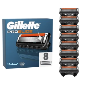 GILLETTE ProGlide Náhradné holiace hlavice pre mužov 8 ks