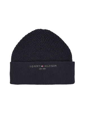 Tommy Hilfiger Čiapka - TH HORIZON BEANIE modrá