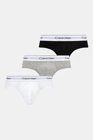 Spodní prádlo Calvin Klein Underwear 3-pack pánské, bílá barva, 000NB3962A