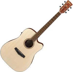 Ibanez PF10CE-OPN Open Pore Natural Guitare Dreadnought acoustique-électrique