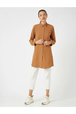 Koton Tunic - Brown - Regular fit