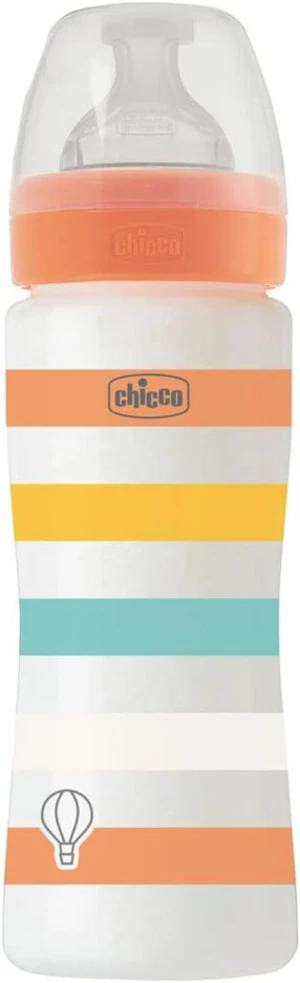 CHICCO Fľaša dojčenská Well-being silikón 330 ml uni