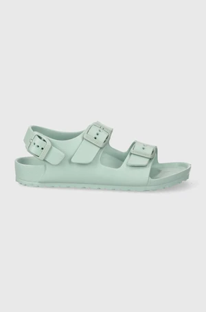 Dětské sandály Birkenstock Milano EVA Kids tyrkysová barva