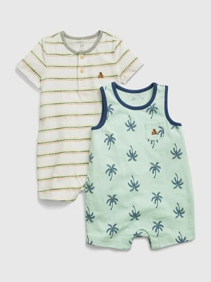 GAP Baby overal, 2 ks shorty one-piece - Kluci