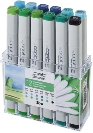 Copic Classic Cartuccia d'inchiostro Environment Colours 12 pezzi