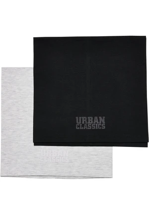 Logo Tube Scarf 2-Pack Black/Light Grey