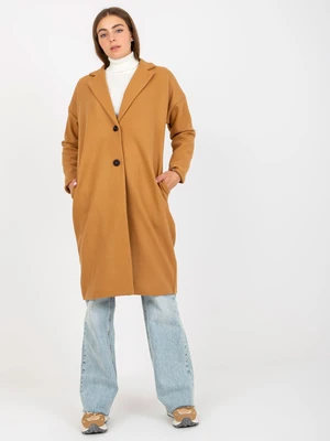 OCH BELLA single-breasted camel coat