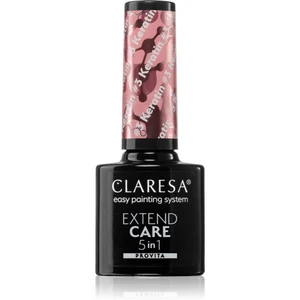 Claresa Extend Care 5 in 1 Keratin podkladový lak pro gelové nehty s vyživujícím účinkem odstín #3 5 g