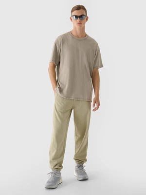 Pánské tepláky oversize - olivové/khaki