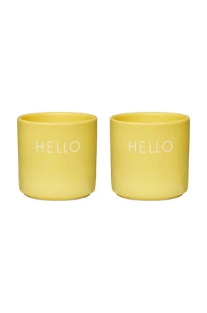 Sada sklenic na vejce Design Letters Yello Hello 2-pack