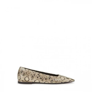 Ballerinas - FURLA CODE BALLERINA T. 10 - VITELLO ST. ELAPHE with snake pattern