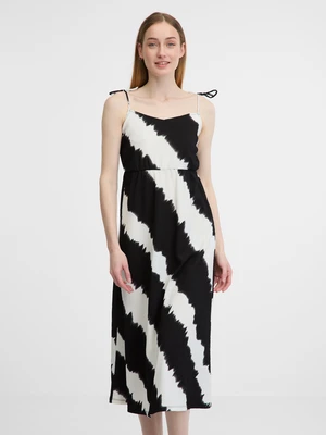 Orsay Black and white women's dress - Women's