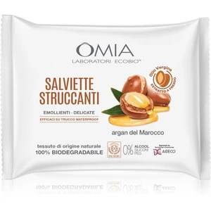 Omia Laboratories Argan del Marocco odličovacie obrúsky na make-up 20 ks